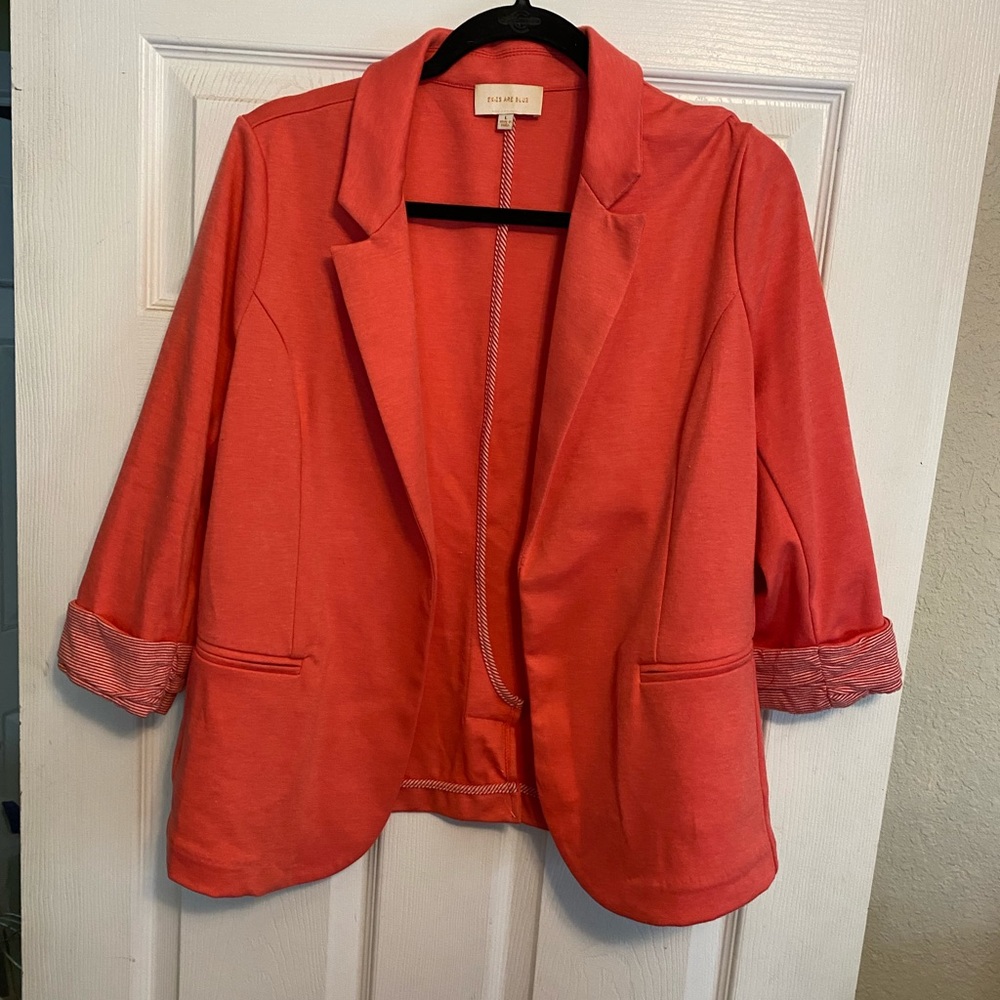 Coral Blazer Size L